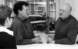 Dr. Thorsten Fröhlich im Gespräch mit Thomas Sökefeld
©Silvia Bins