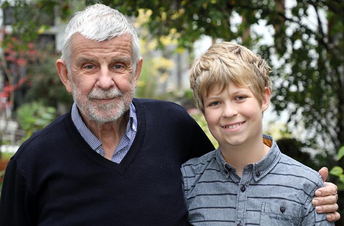 Martin und sein Vater sind trotz des großen Altersunterschiedes eng verbunden