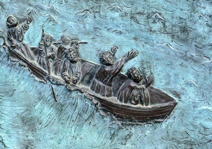 <em>Jesus gebietet dem Sturm auf dem See (Markus-Evangelium, Kapitel 4, Verse 37–40) - Bild: falco / pixaby.com</em>