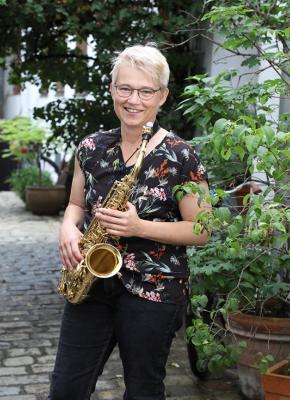 <em>'Ich brauche das Saxofon', sagt Barbara K. ©SilviaBins</em>