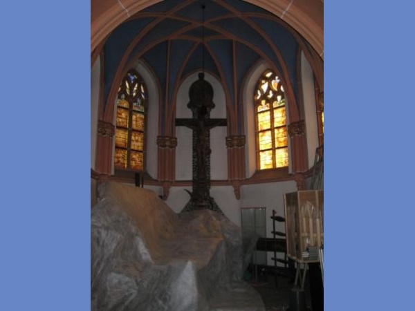 Blick in die Taufkapelle