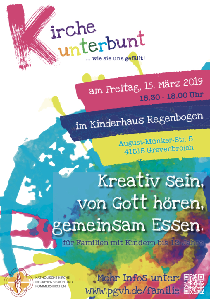 Plakat Kirche Kunterbunt Plakat Kirche Kunterbunt