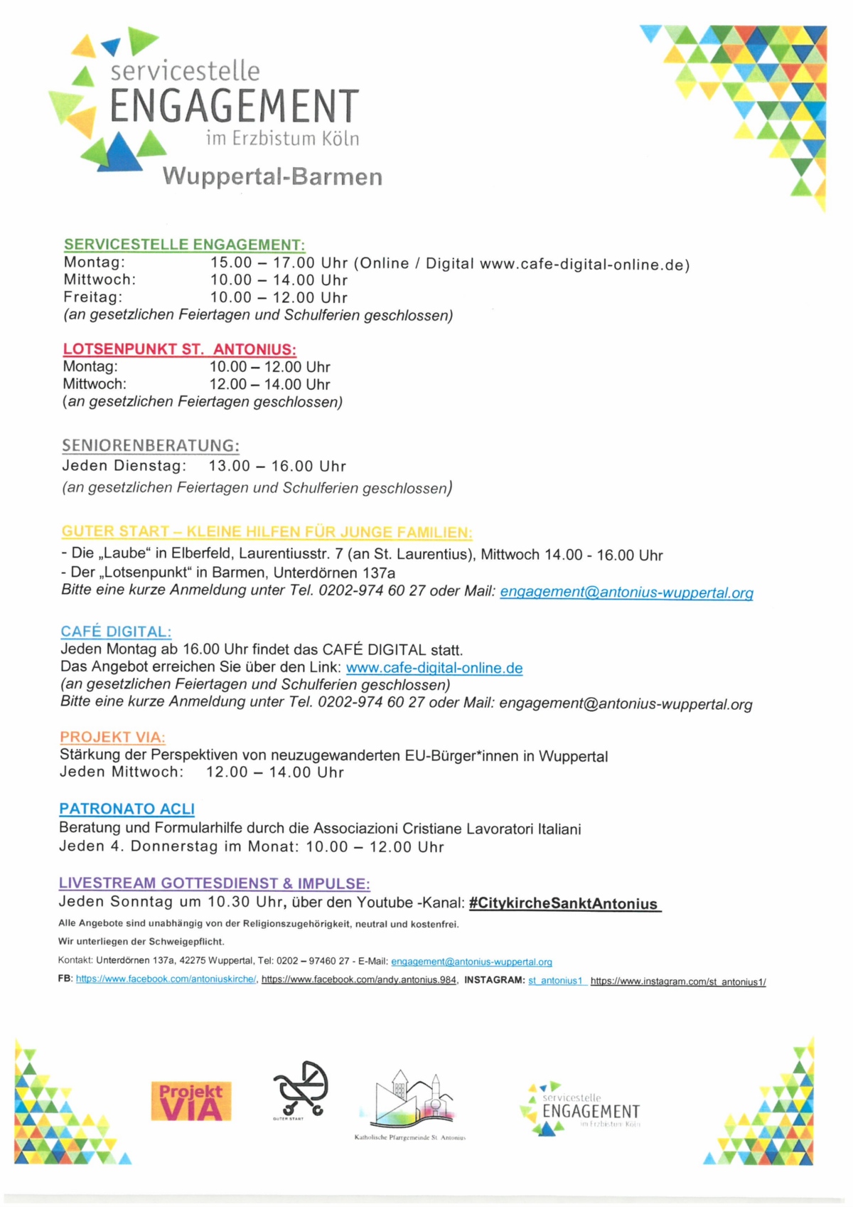 Startseite Pfarrgemeinde St. Antonius Wuppertal