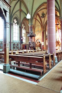 Der Innenraum - St. Margareta Olpe